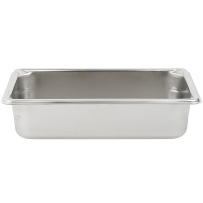 Vollrath Super Pan V 1/4 Size Food Pan, 2.5" Deep, 22 Gauge Stainless Steel - 30422