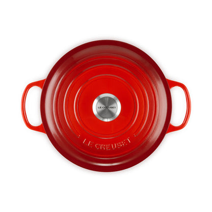Le Creuset Round Dutch Oven, 5.3 L, Cerise - view 4