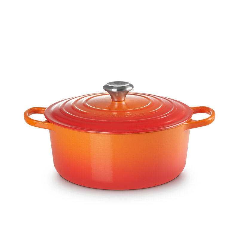 Le Creuset Round Dutch Oven, 5.3 L, Flame - view 2