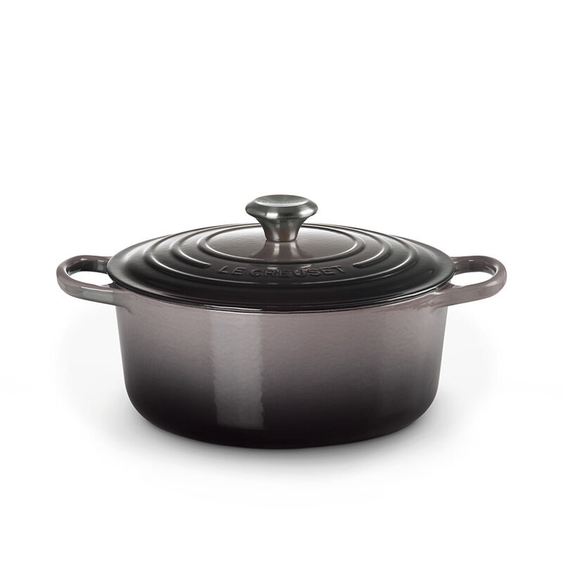 Le Creuset Round Dutch Oven, 5.3 L, Oyster - view 2