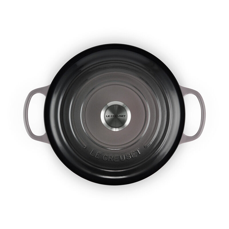 Le Creuset Round Dutch Oven, 5.3 L, Oyster - view 4