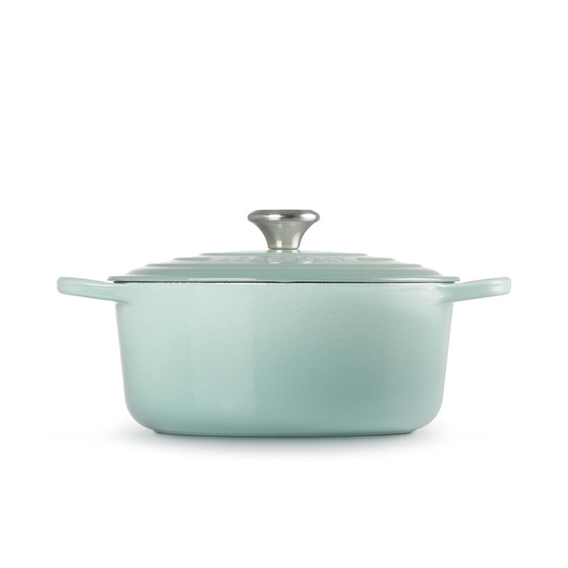 Le Creuset Round Dutch Oven, 5.3 L, Sage - view 3