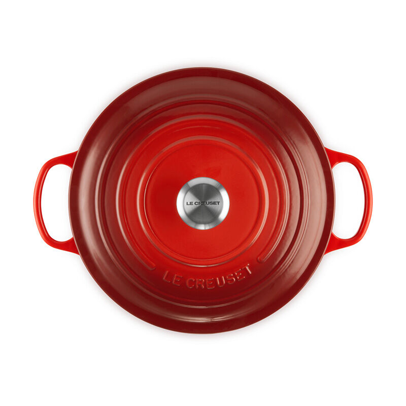 Le Creuset Round Dutch Oven, 6.7 L, Cerise - view 4