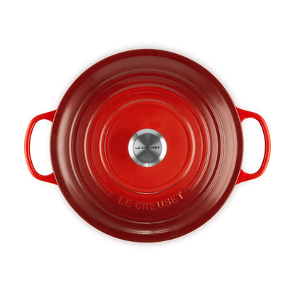 Le Creuset Round Dutch Oven, 6.7 L, Cerise - view 4