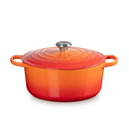 Le Creuset Round Dutch Oven, 6.7 L, Flame - view 2