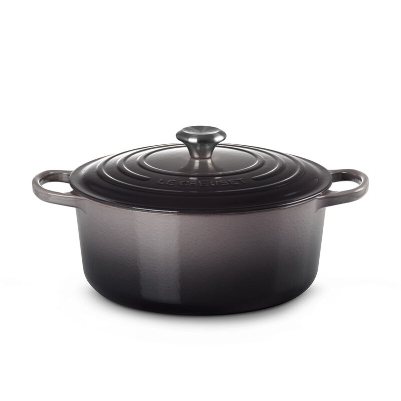 Le Creuset Round Dutch Oven, 6.7 L, Oyster - view 2