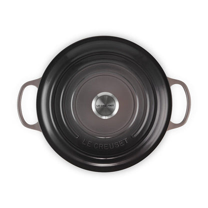 Le Creuset Round Dutch Oven, 6.7 L, Oyster - view 4
