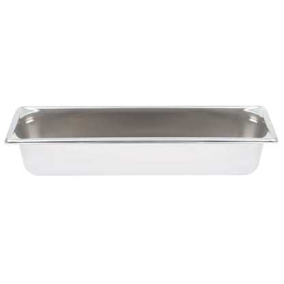 Vollrath Super Pan V Half Long Size Food Pan, 4" Deep, 22 Gauge Stainless Steel - 30542