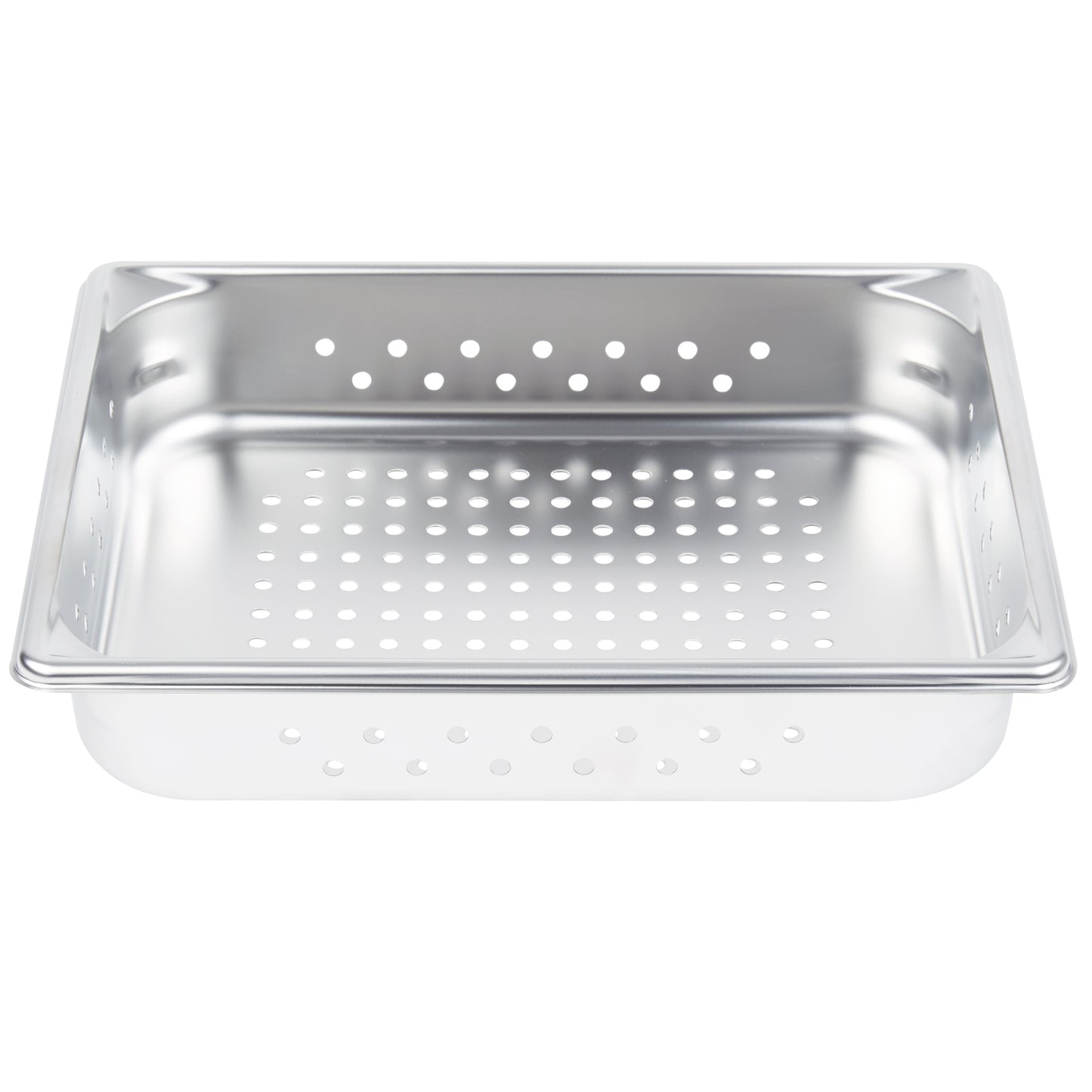 Vollrath Super Pan V Half Size Perforated Food Pan, 2.5" Deep, Stainless Steel - 30223