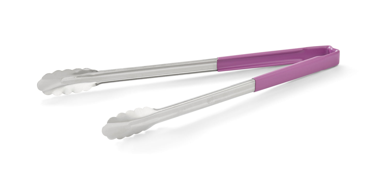 Vollrath Kool-Touch One-Piece Tongs, 16", Purple, FINAL SALE - 4781680