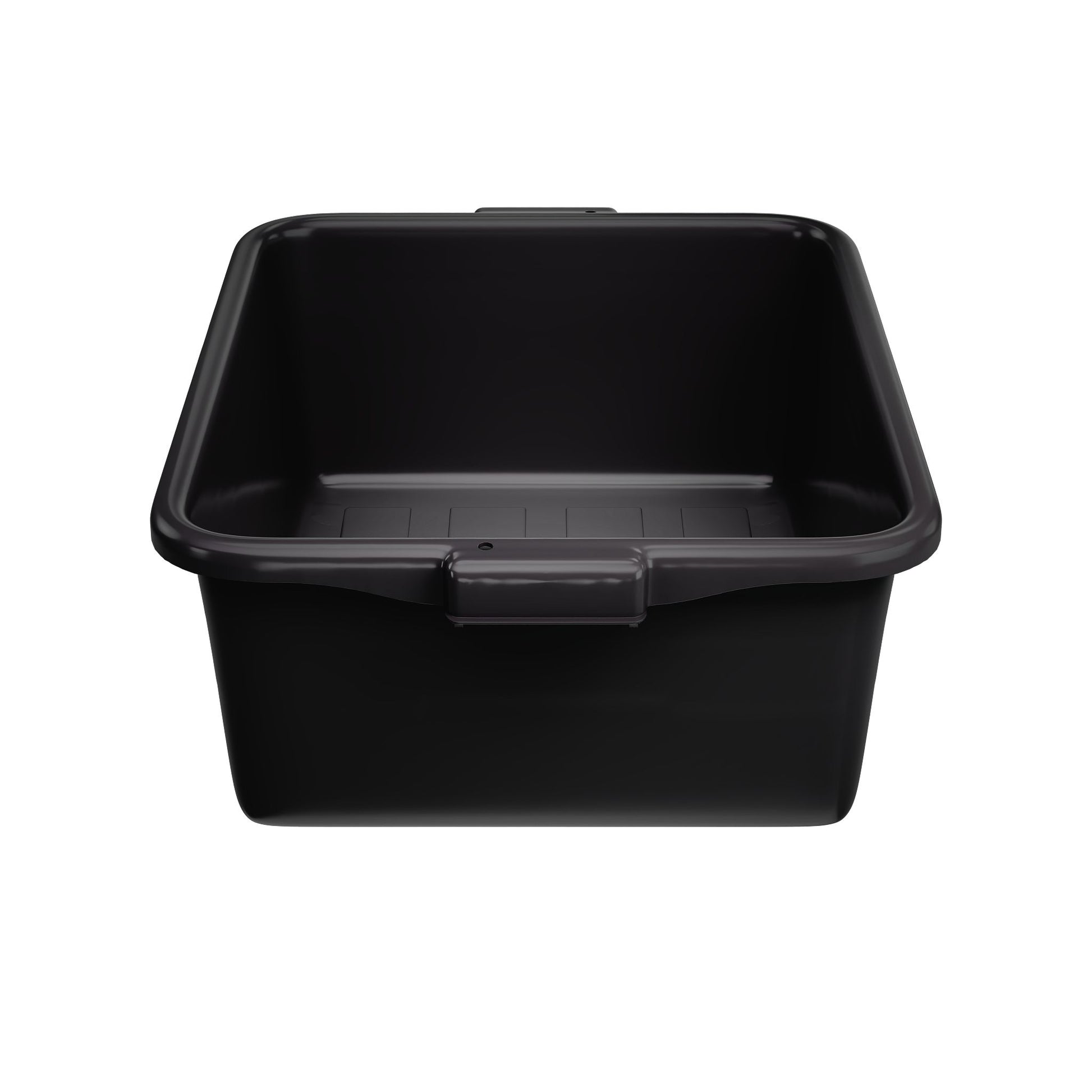 Vollrath Traex Bus/Utility Bin, 21.75" x 15.6" x 7", Black - 1527-06