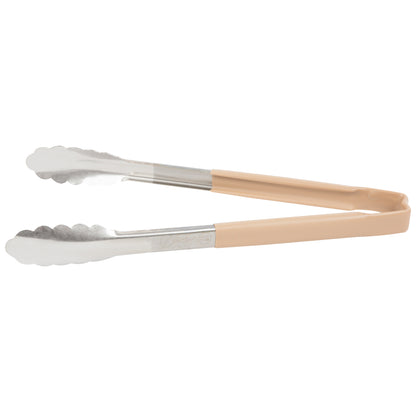 Vollrath Kool-Touch One-Piece Tongs, 12", Beige - 4781260