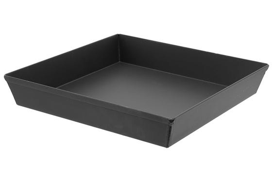 Lloyd Pans Heavy Duty Nesting Sicilian-Style Pizza Pans, Aluminum, 12" x 12" x 1.5" - H76F-12X12X1.5-PSTK