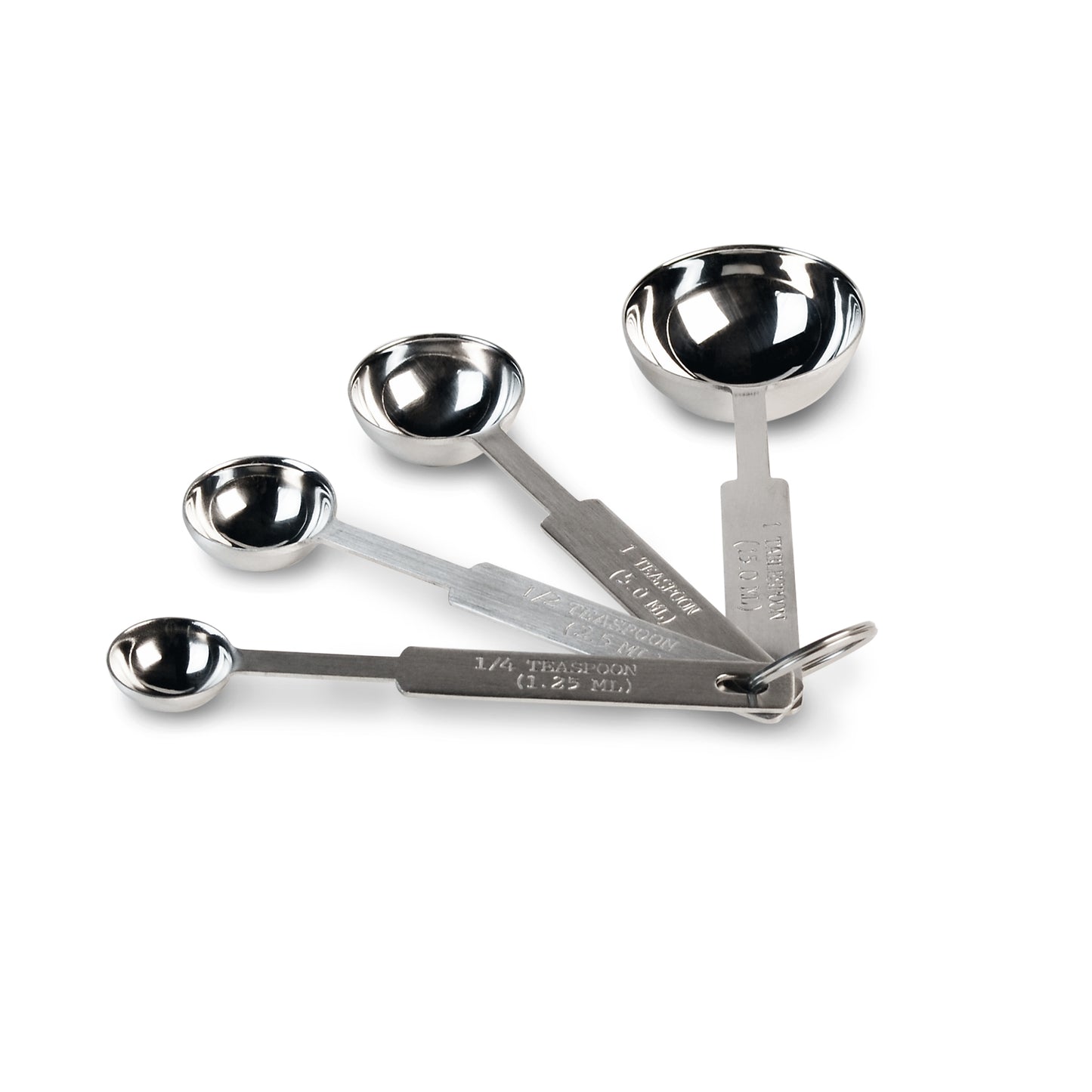 Vollrath 4 Piece Measuring Spoon Set, Stainless Steel - 47118