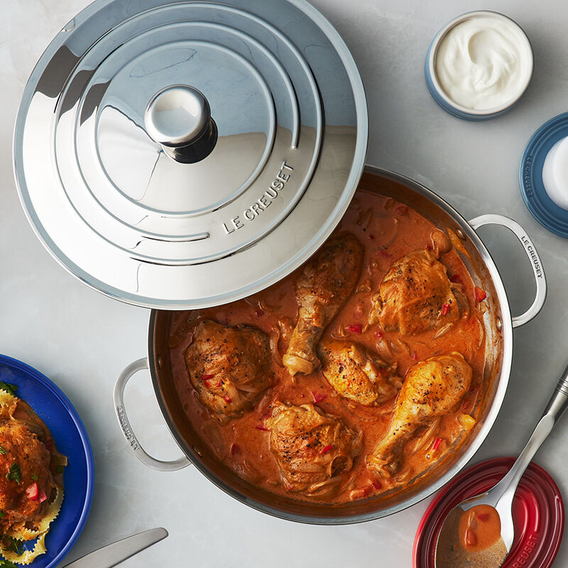 Le Creuset Stainless Steel Braiser, 4.8 L - view 7