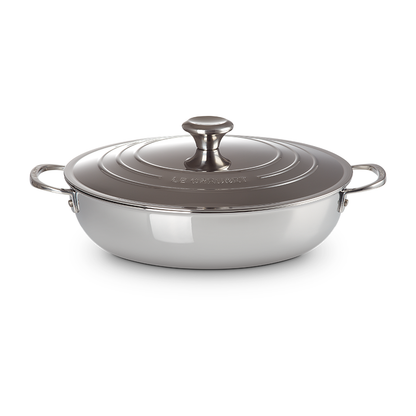 Le Creuset Stainless Steel Braiser, 4.8 L - view 3