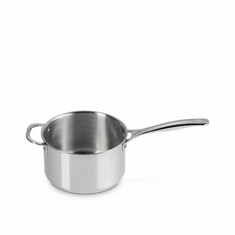Le Creuset Stainless Steel Saucepan, 3.8 L - view 2