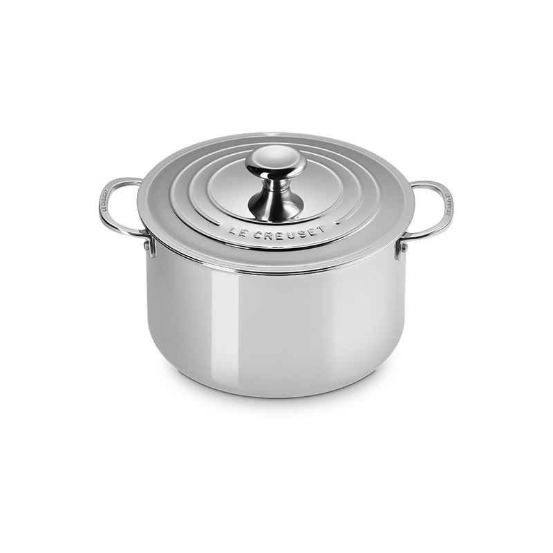 Le Creuset Stainless Steel Stockpot, 6.6 L - view 1