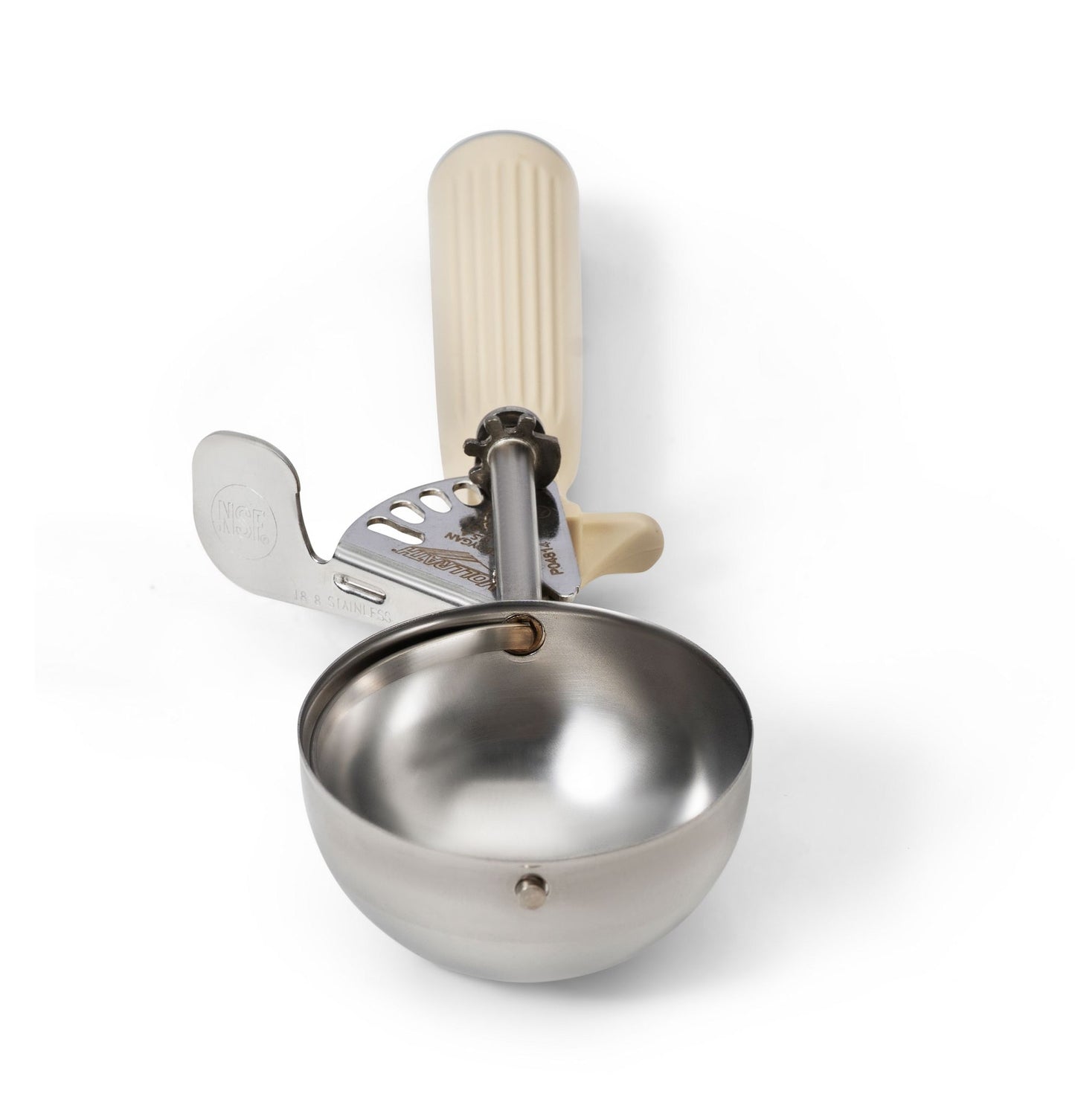 Vollrath Color-Coded One-Piece Thumb Press Disher, 3 1/4 oz - 47141