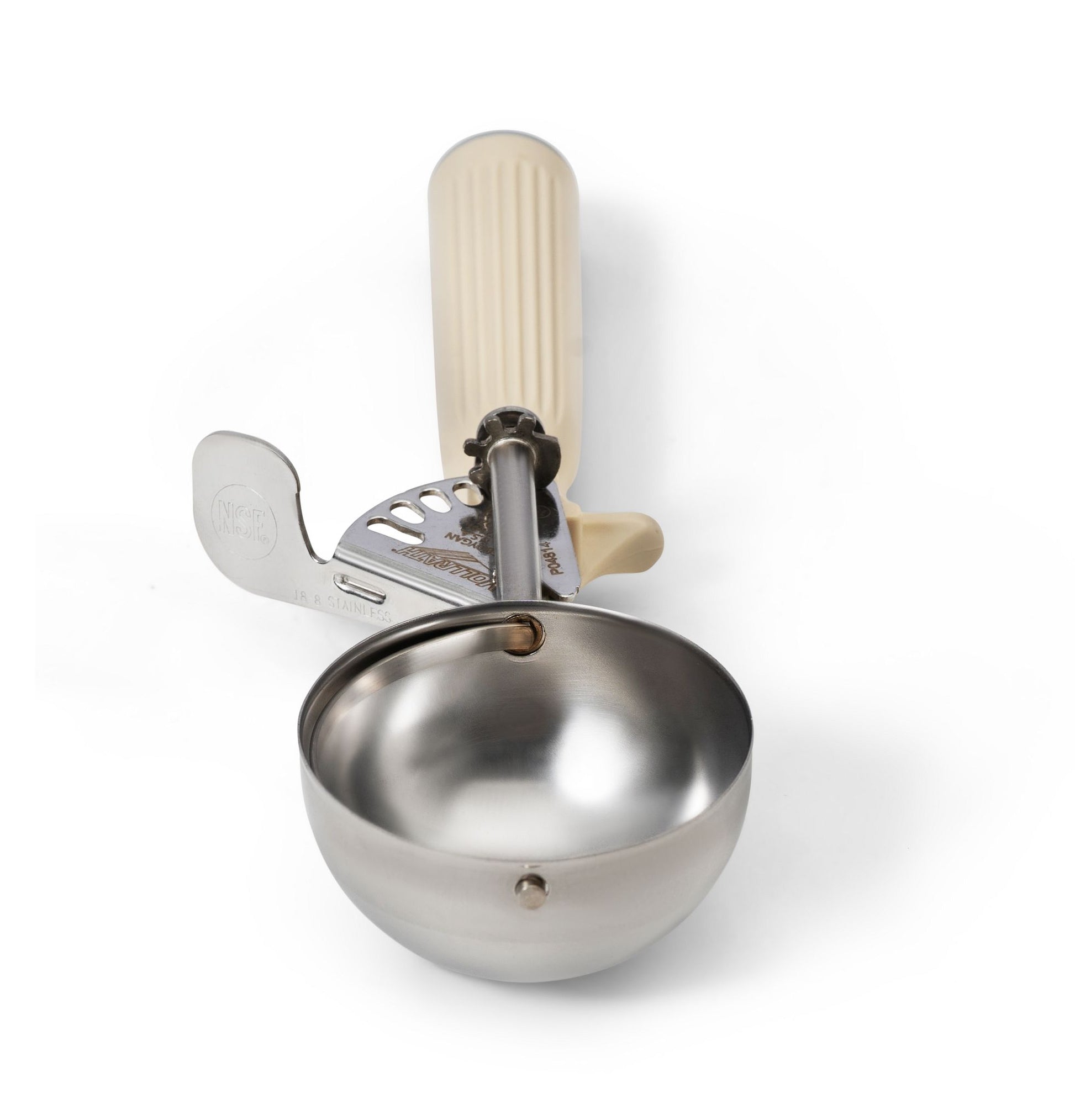 Vollrath Color-Coded One-Piece Thumb Press Disher, 3 1/4 oz - 47141