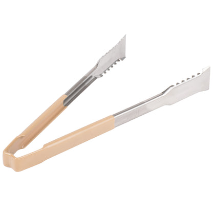 Vollrath VersaGrip Kool-Touch One-Piece Tongs, 12", Tan, FINAL SALE - 4791260