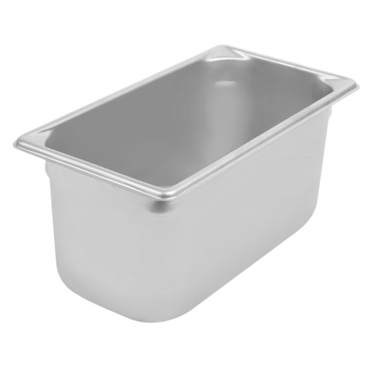 Vollrath Super Pan V 1/3 Size Food Pan, 6" Deep, 22 Gauge Stainless Steel - 30362