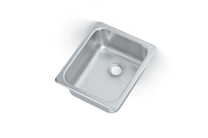 Vollrath Sink, Single Bowl, 13" x 15.75" x 6", Stainless Steel - 212560
