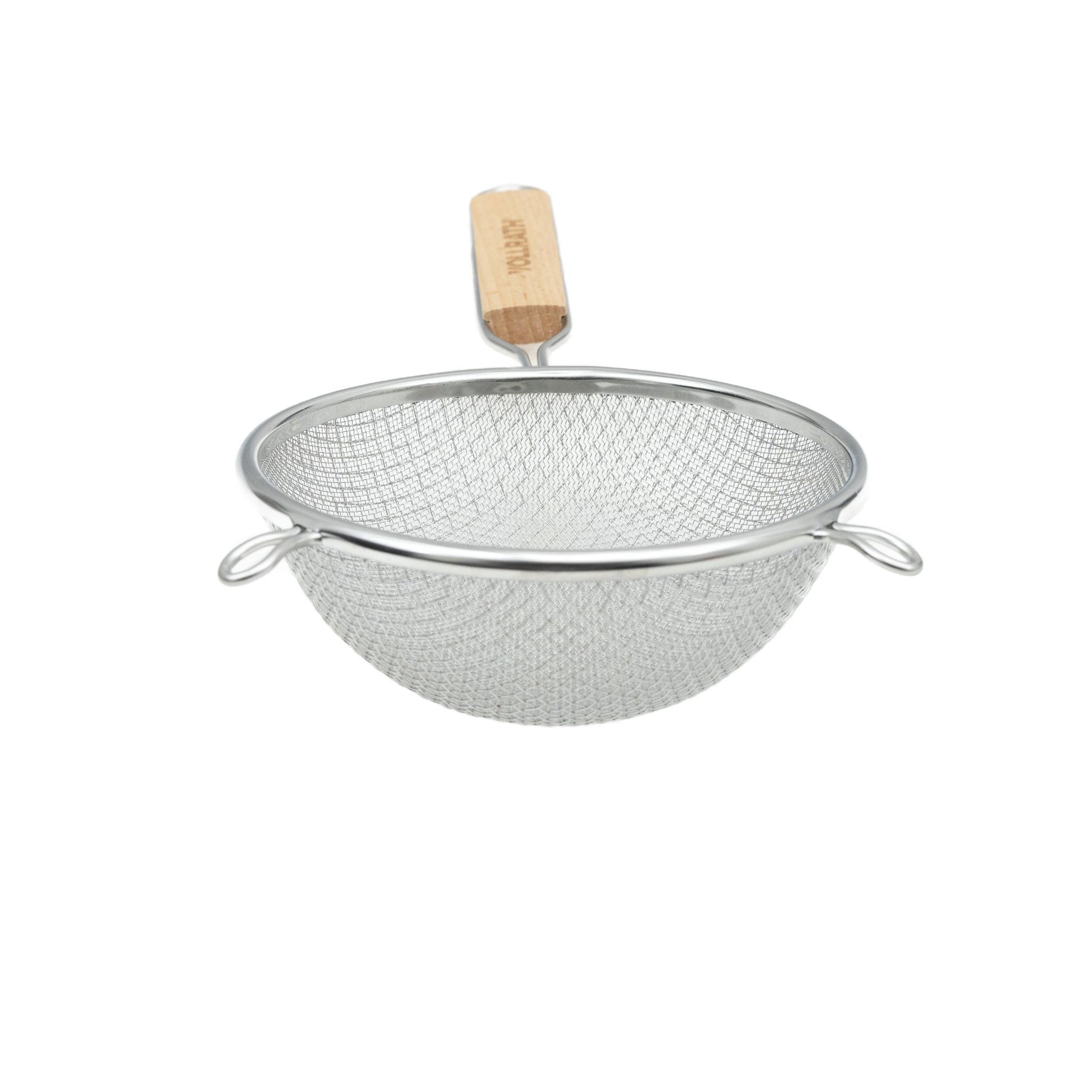 Vollrath Double Fine Mesh Strainer, 6.25", Wood Handle, FINAL SALE - 47191
