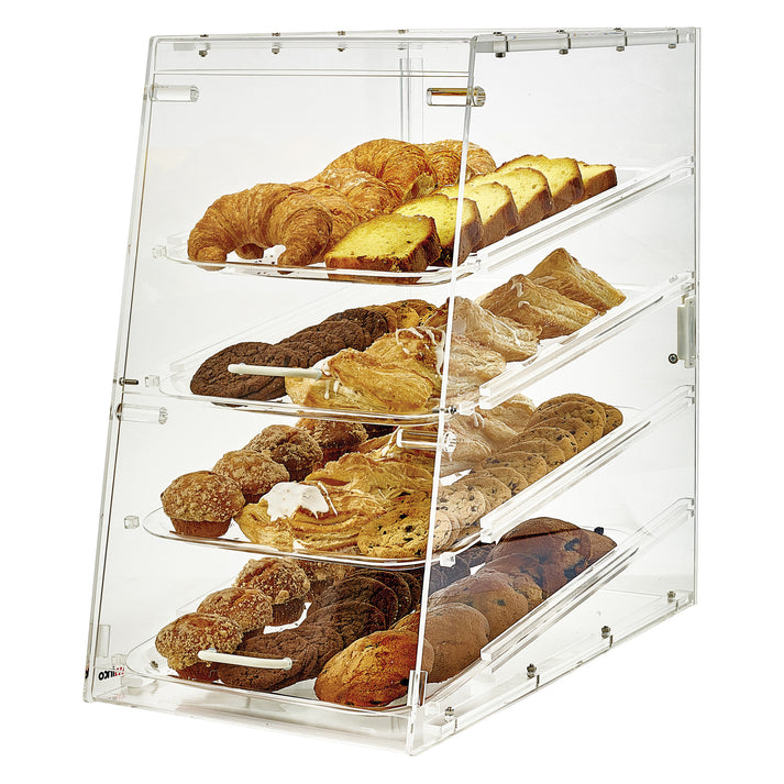 Winco Tiered Display Case, 4 Trays, Acrylic - ADC-4