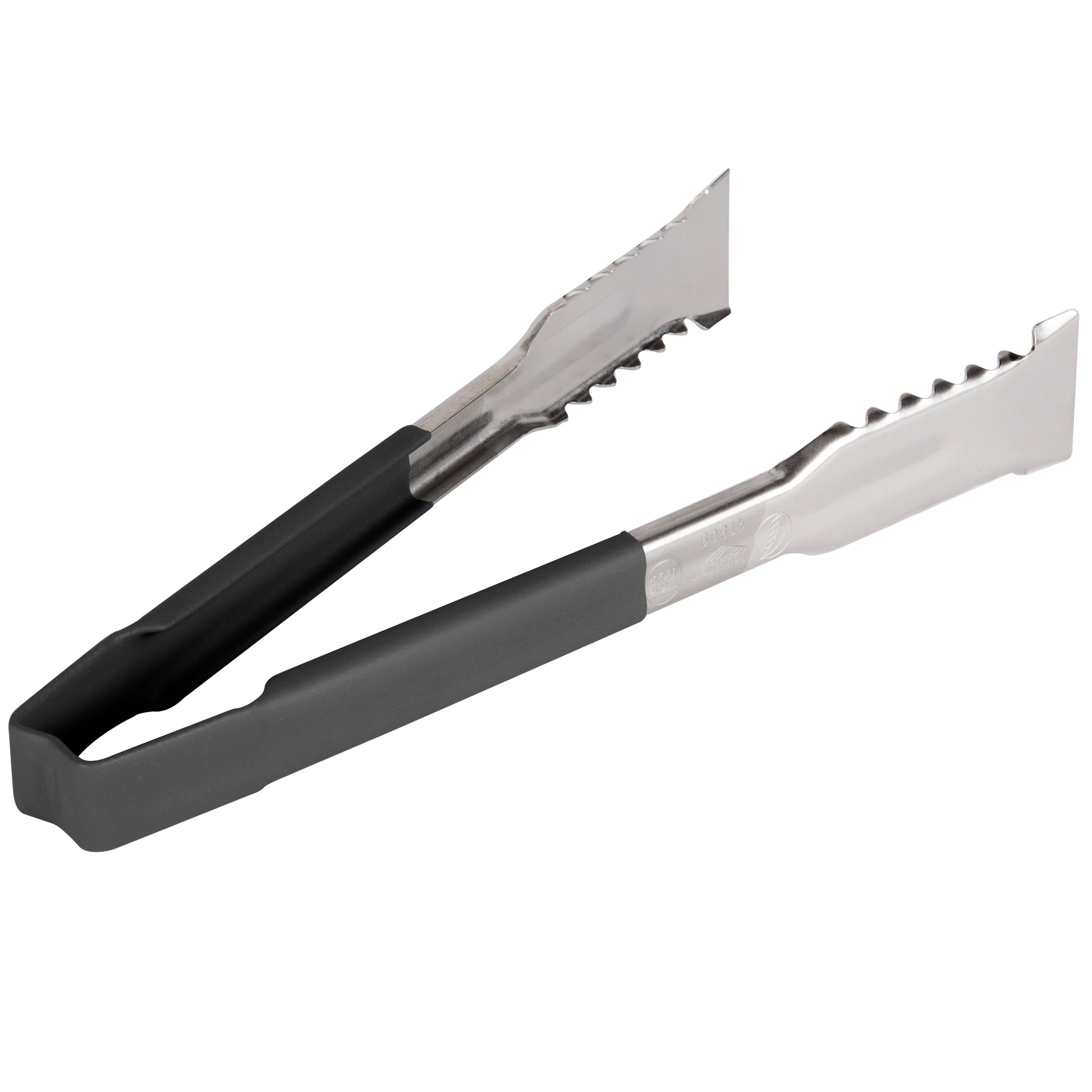 Vollrath VersaGrip Kool Touch One-Piece Tongs, 9.5", Black - 4790920