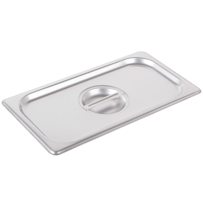 Vollrath Super Pan V Solid Food Pan Cover, 1/3 Size, 22 Gauge Stainless Steel - 75130