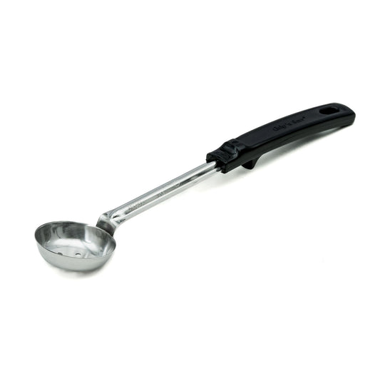 Vollrath Grip N Serve Perforated Round Spoodle, 1 oz, Black Handle - 61145
