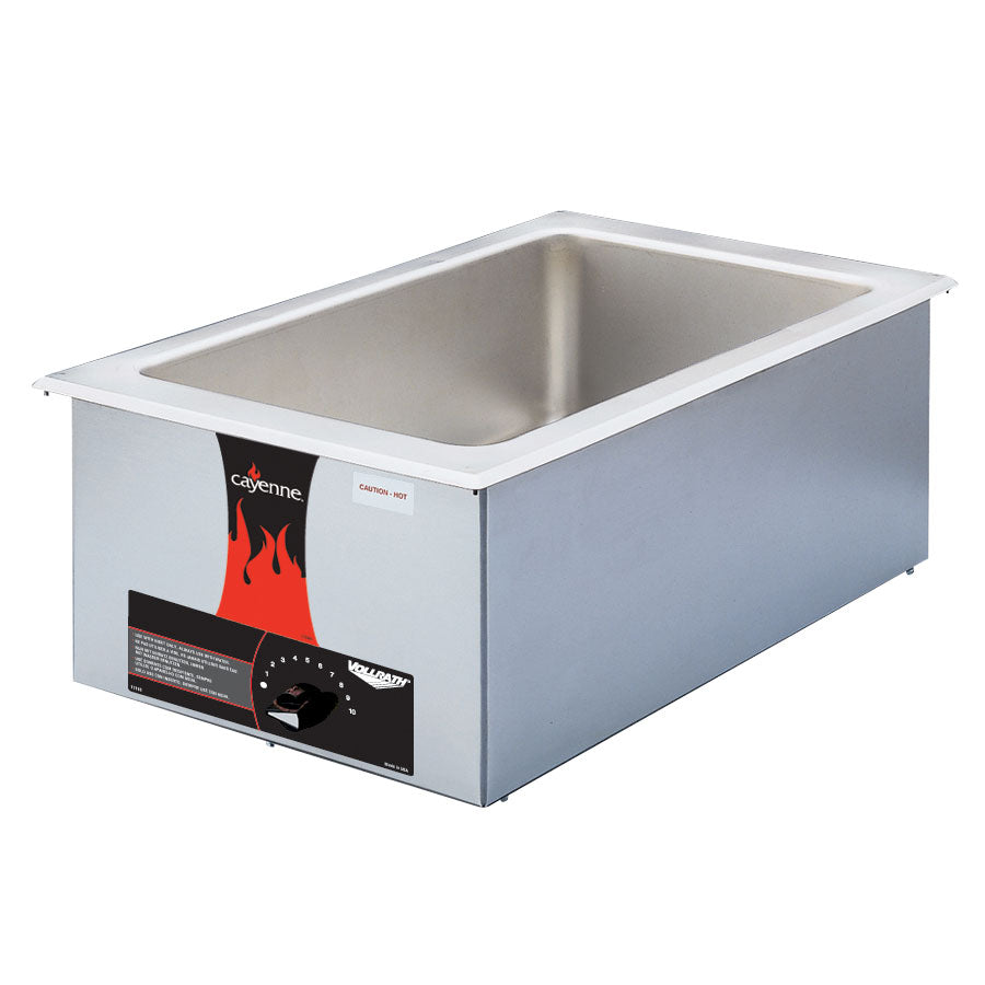 Vollrath Cayenne Full Size Single Well Drop In Food Warmer, 120V - 72001