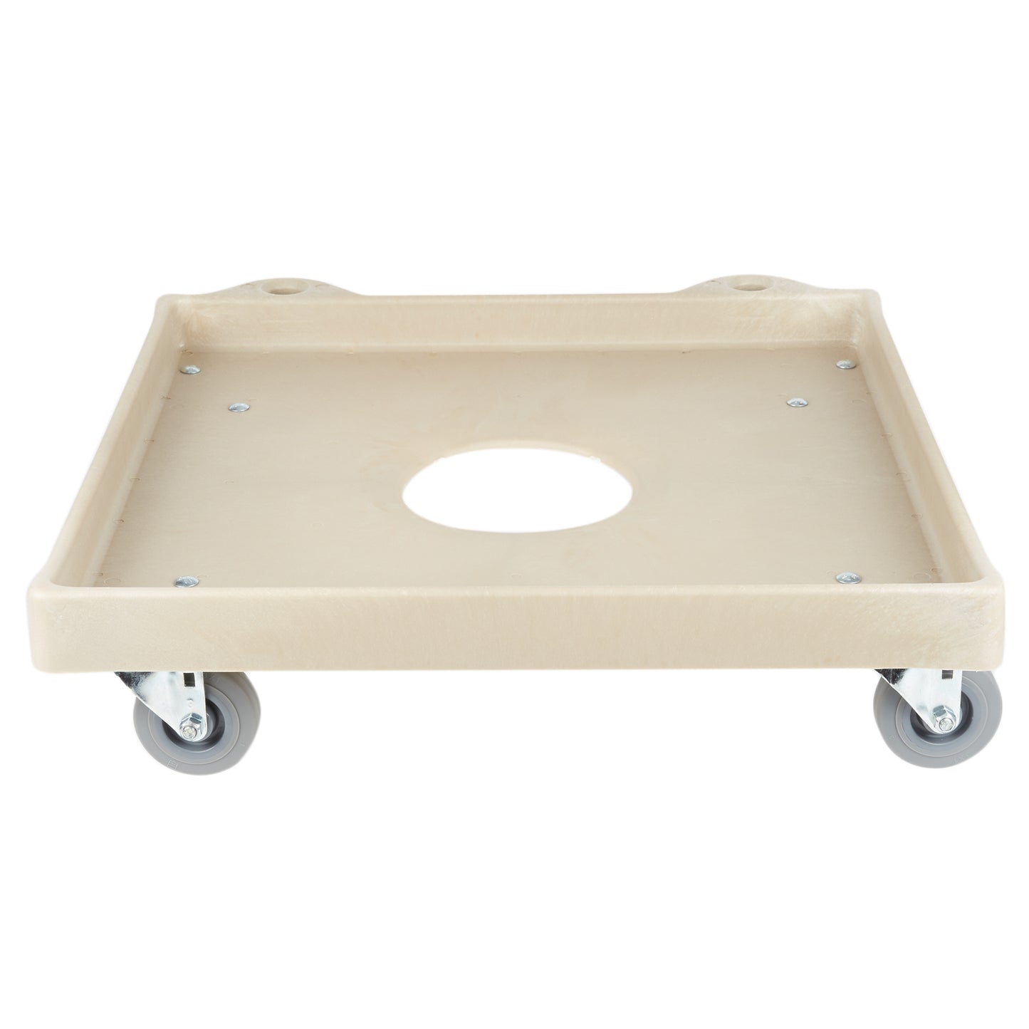 Vollrath Plastic Rack Dolly, 20" x 20", Beige - 52290