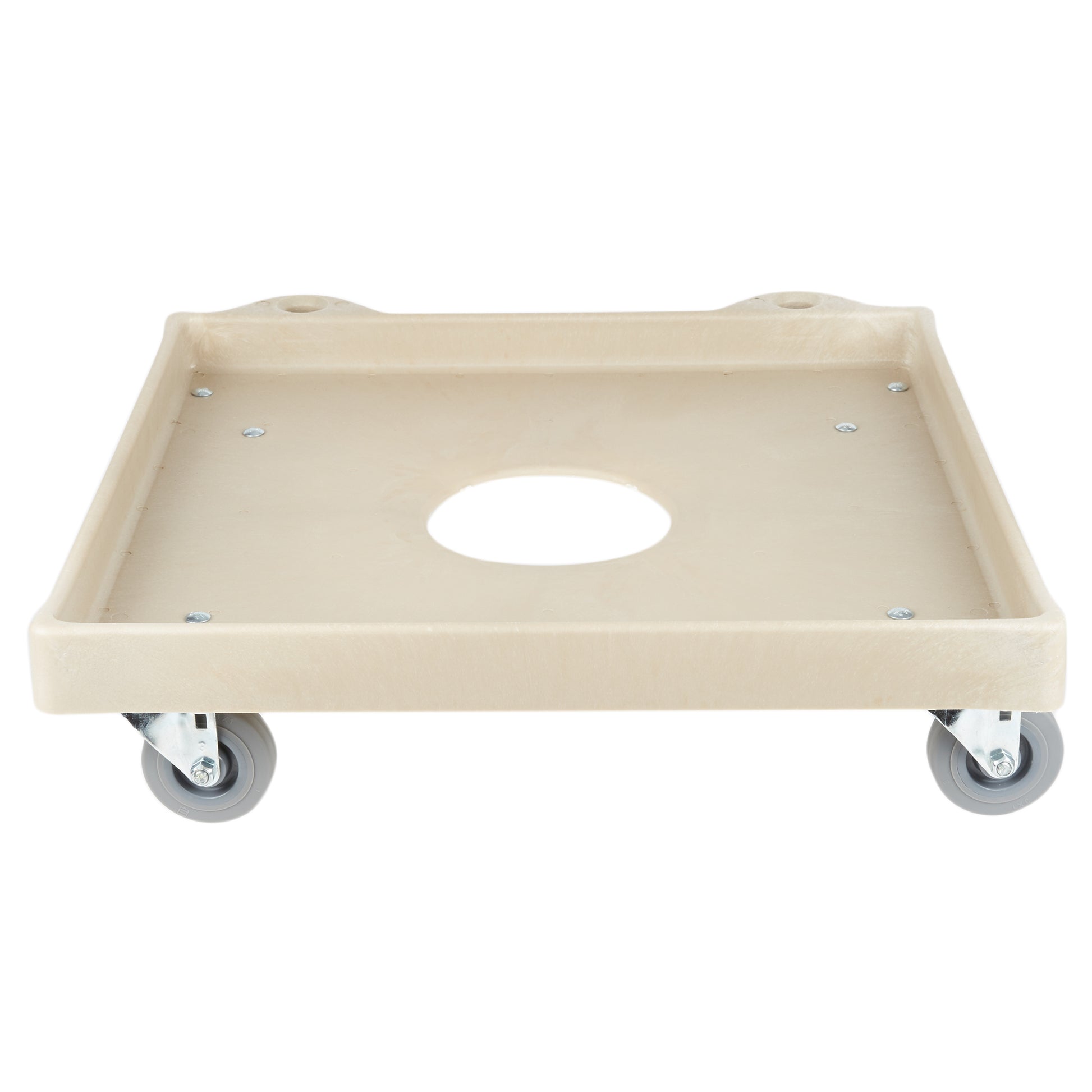 Vollrath Plastic Rack Dolly, 20" x 20", Beige - 52290