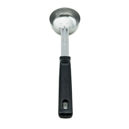 Vollrath Grip N Serve Perforated Round Spoodle, 2 oz, Black Handle - 61155