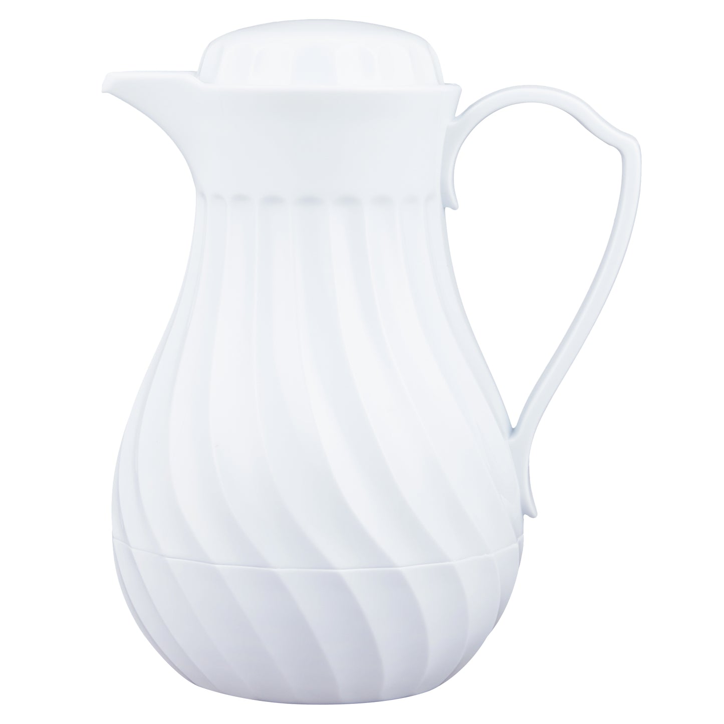 Vollrath SwirlServe Tilt & Pour Beverage Server, 42 oz, White, FINAL SALE - 52130