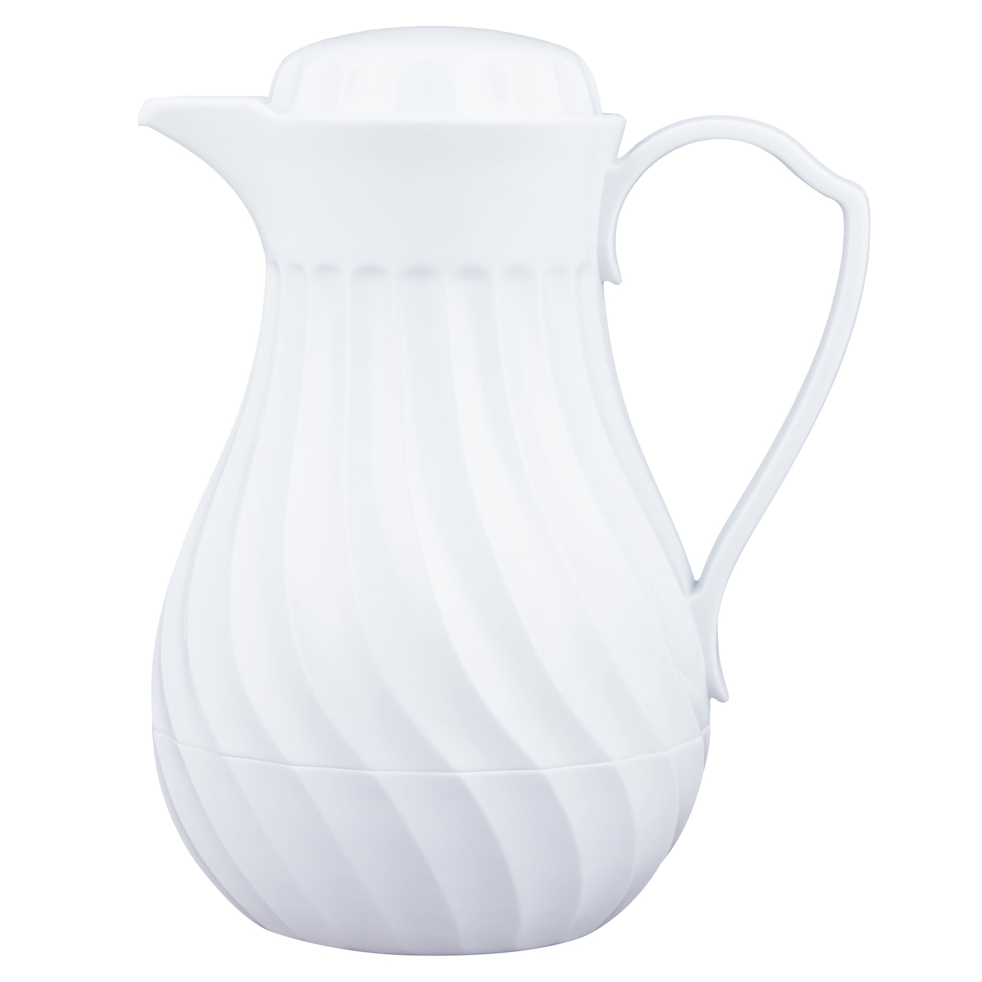Vollrath SwirlServe Tilt & Pour Beverage Server, 42 oz, White, FINAL SALE - 52130