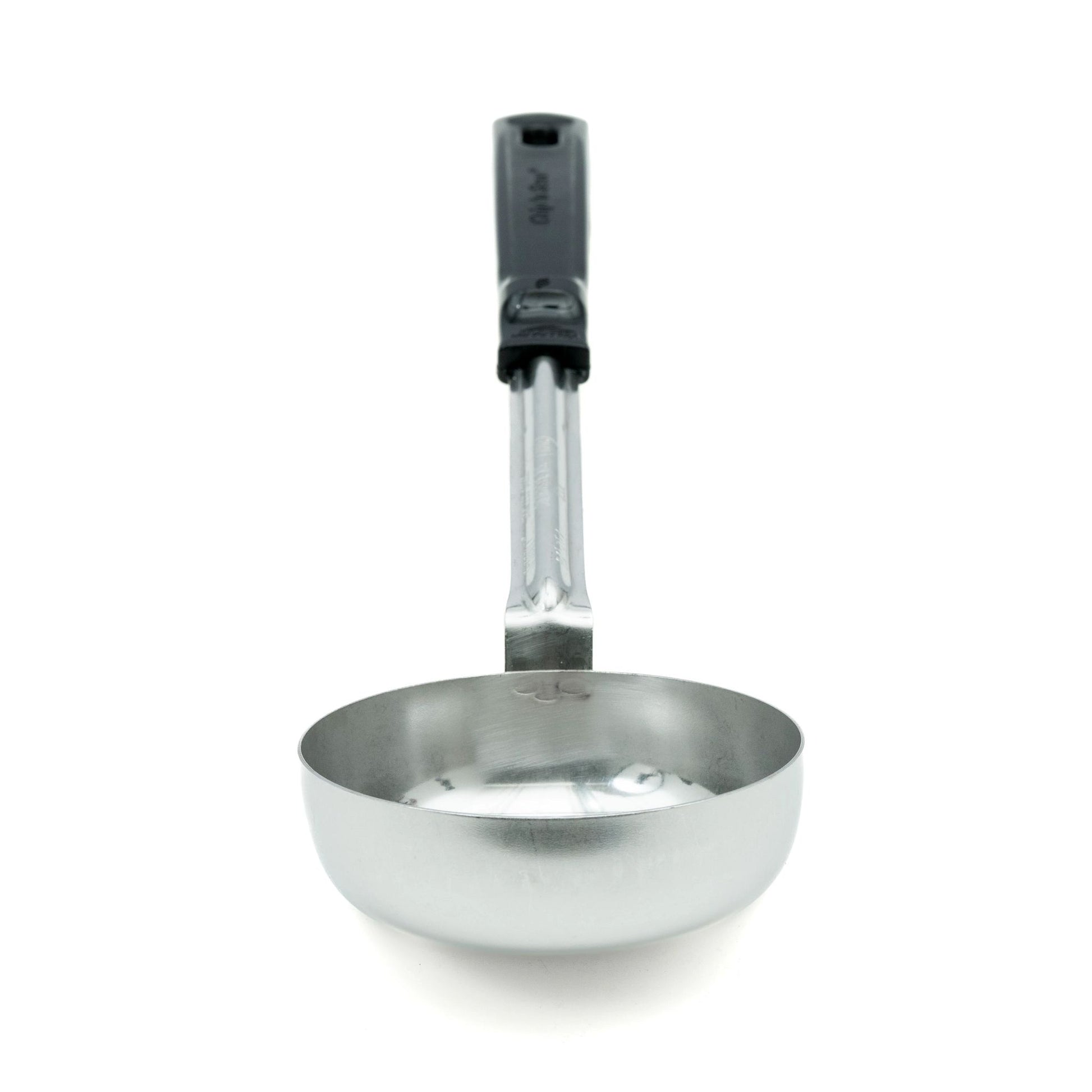Vollrath Grip N Serve Solid Round Spoodle, 8 oz, Black Handle - 61182