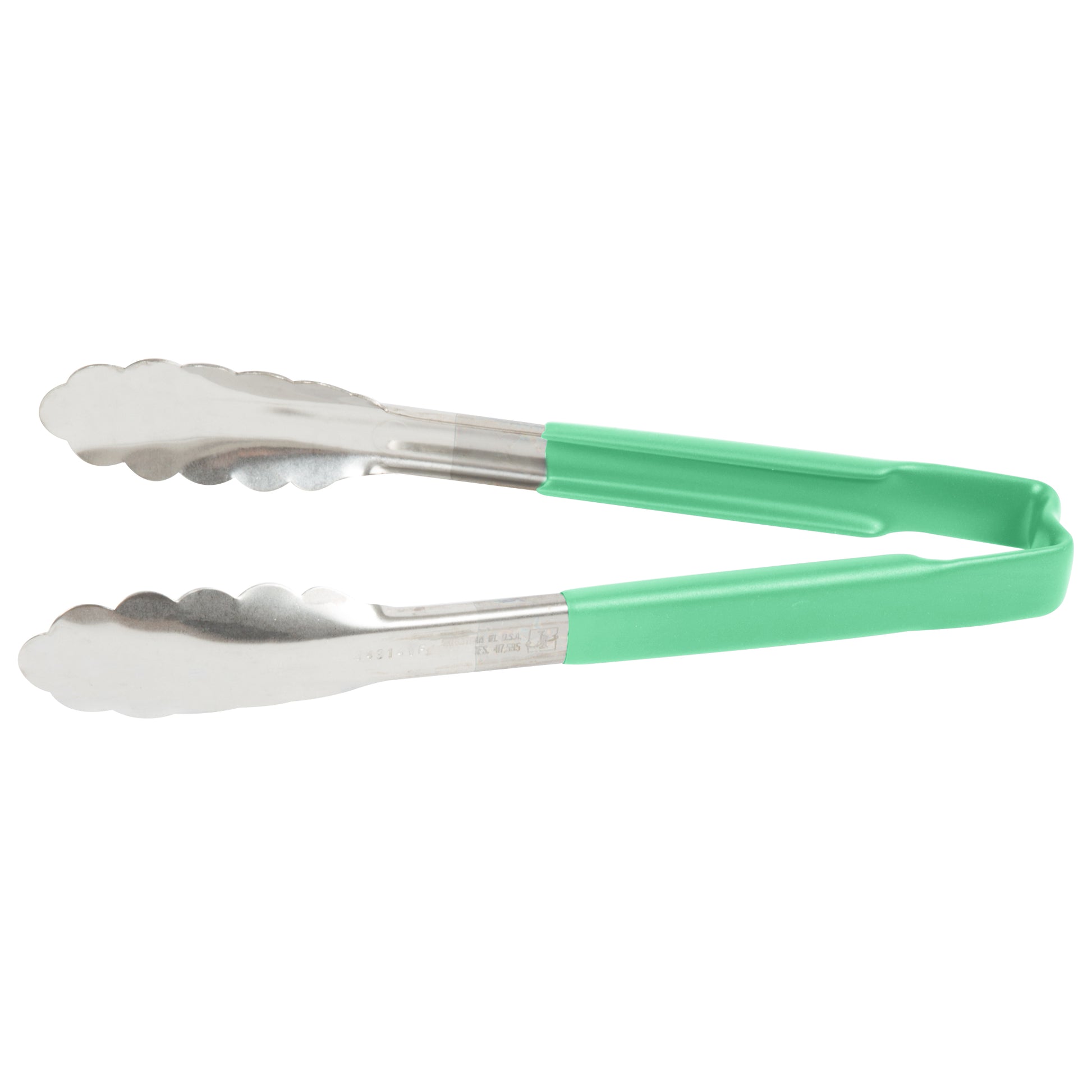 Vollrath Kool-Touch One-Piece Tongs, 9.5", Green - 4780970