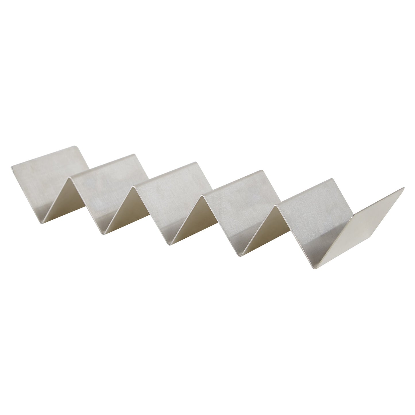Winco Taco Holder, Brushed Stainless Steel, 14" - TCHS-45