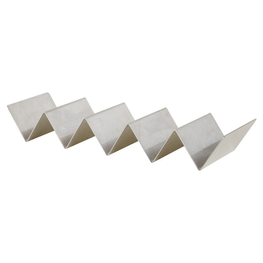 Winco Taco Holder, Brushed Stainless Steel, 14" - TCHS-45