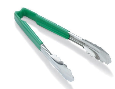 Vollrath Kool-Touch One-Piece Tongs, 12", Green - 4781270