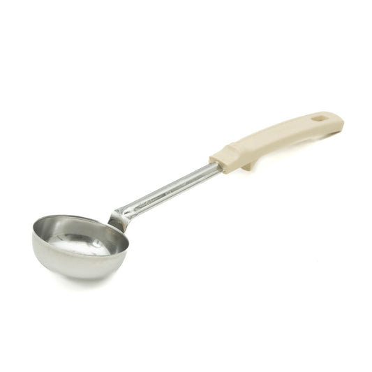 Vollrath Grip N Serve Round Solid Spoodle, Color Coded Handle, 3 oz, Ivory - 62167