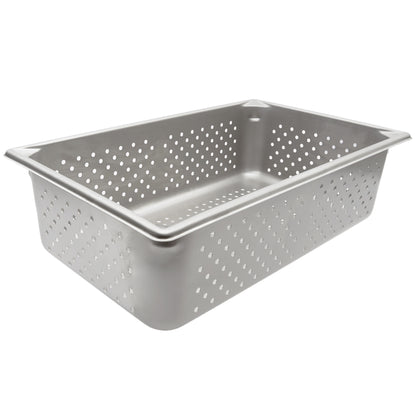 Vollrath Super Pan V Full Size Perforated Food Pan, 6" Deep, 22 Gauge Stainless Steel - 30063