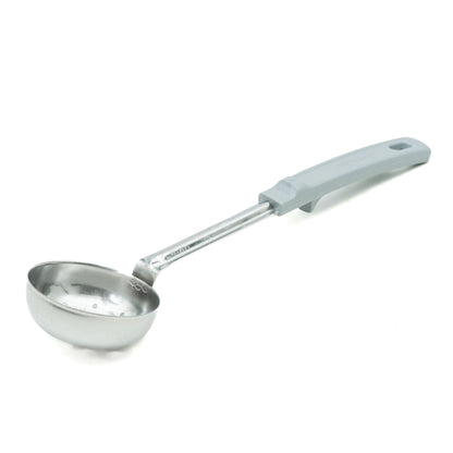 Vollrath Grip N Serve Round Perforated Spoodle, Color Coded Handle, 4 oz, Grey - 62170