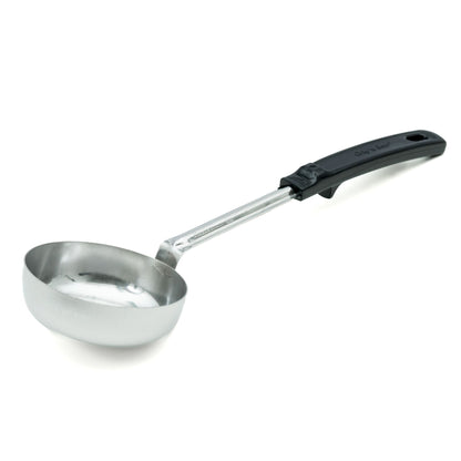 Vollrath Grip N Serve Solid Round Spoodle, 8 oz, Black Handle - 61182