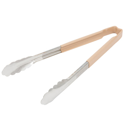 Vollrath Kool-Touch One-Piece Tongs, 12", Beige - 4781260
