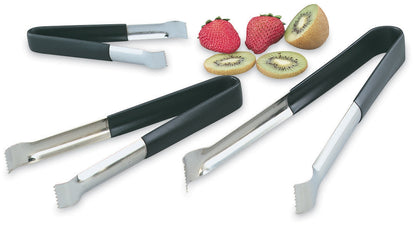 Vollrath Kool Touch Pom Tongs, 12", Stainless Steel w Black Handle, FINAL SALE - 47322