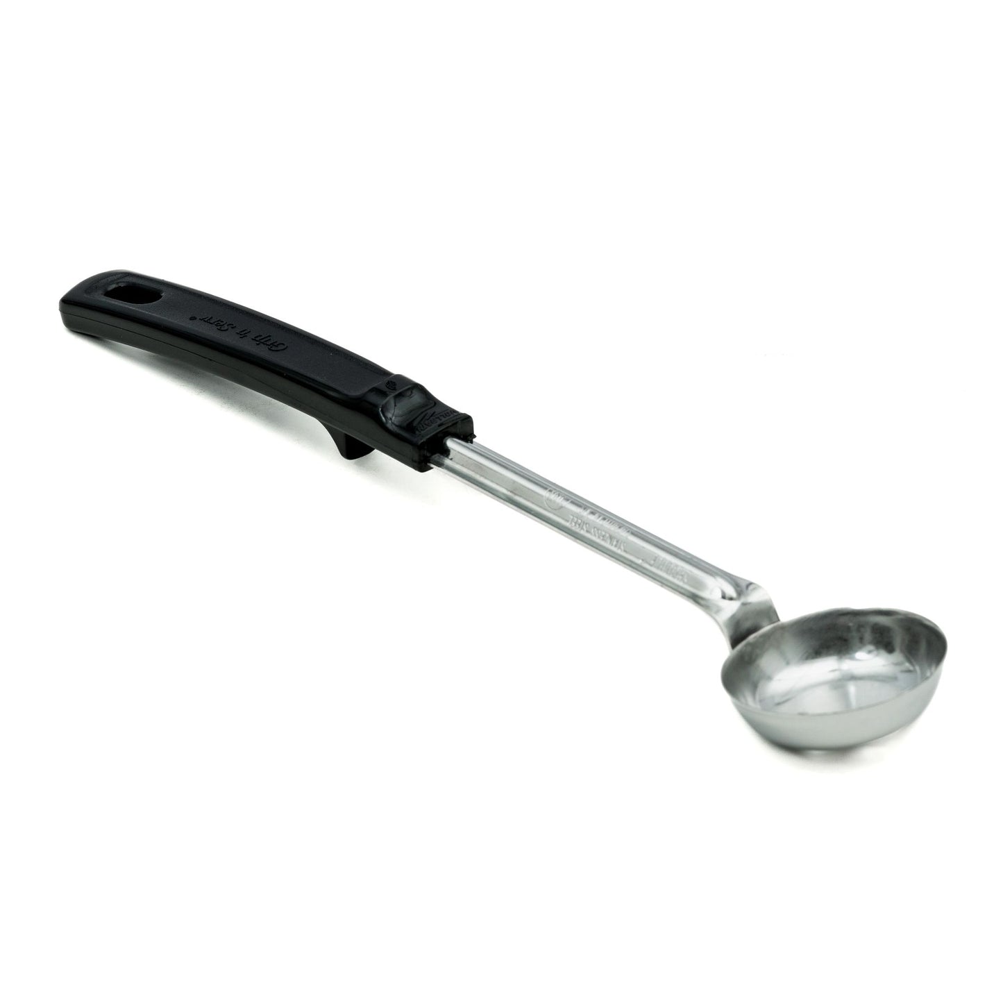 Vollrath Grip N Serve Perforated Round Spoodle, 1 oz, Black Handle - 61145